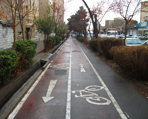 ضوابط طراحی مسیر دوچرخه سواری