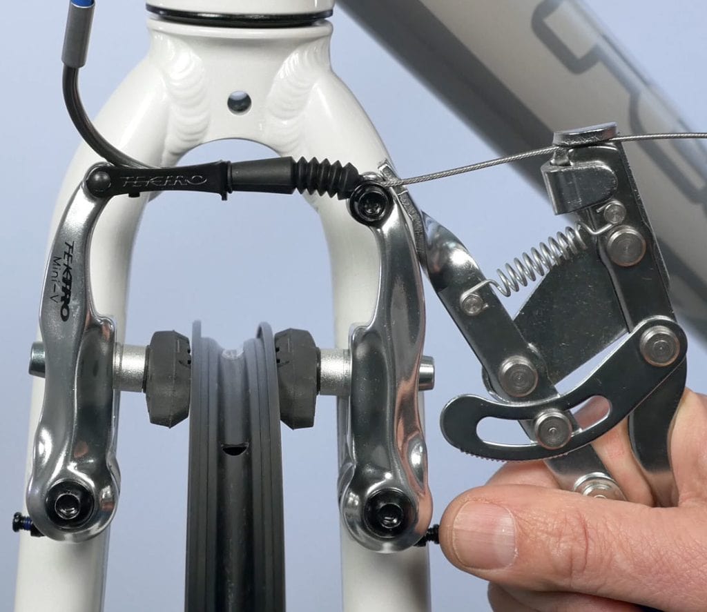 رفع صدای ترمز لقمه ای دوچرخه